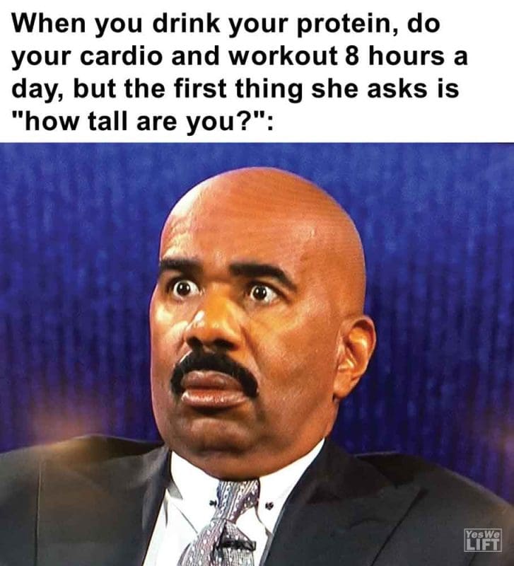 261 - When You Drink Your Protein, Do Your Cardio And Workout 8 Hours A Day, But The First Thing She Asks Is Ho