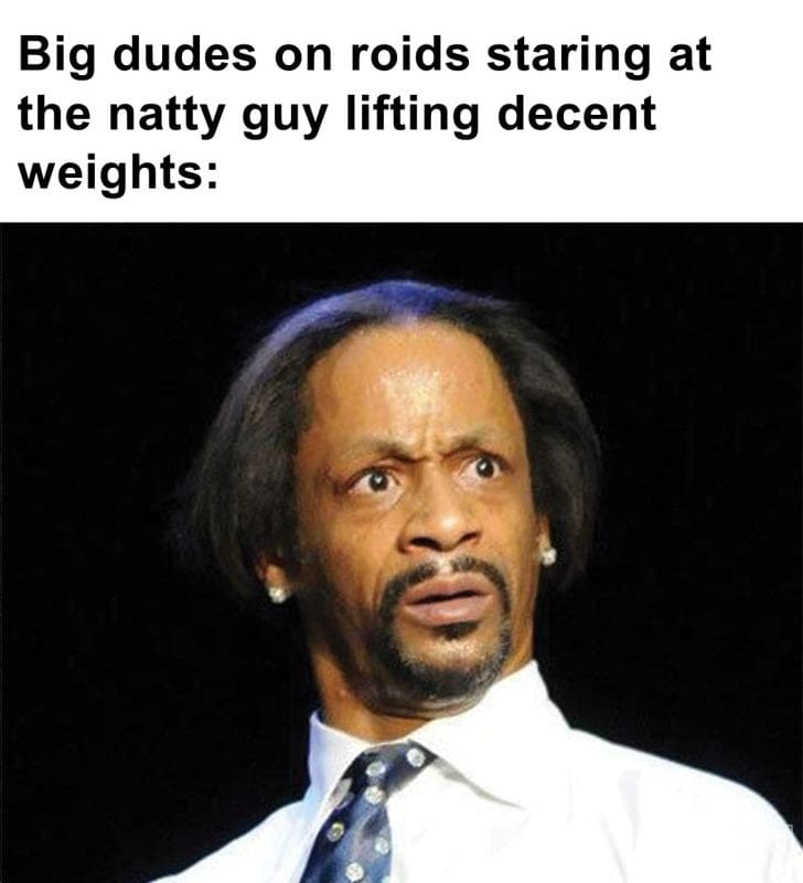 266 - Big Dudes On Roids Staring At The Natty Guy Lifting Decent Weights
