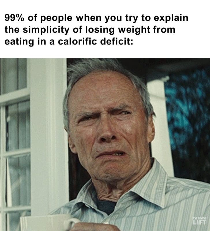 272 - 99 Of People When You Try To Explain The Simplicity Of Losing Weight From Eating In A Calorific Deficit