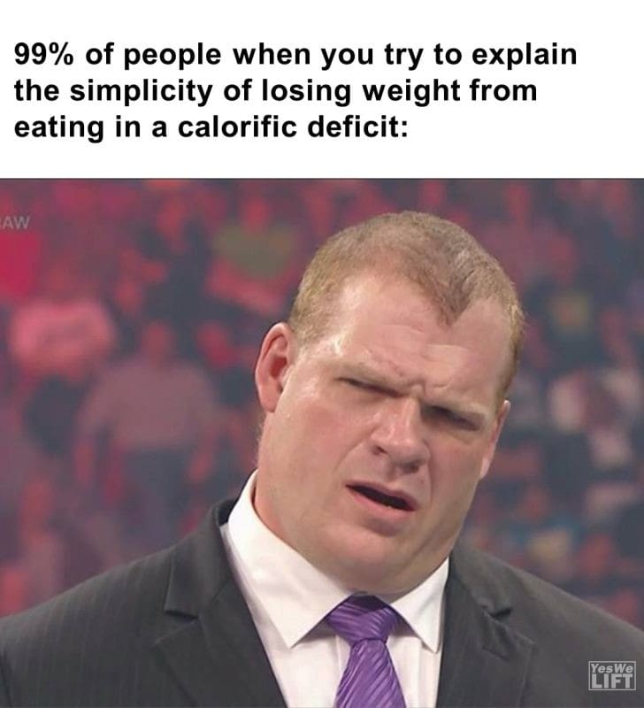 281 - 99 Of People When You Try To Explain The Simplicity Of Losing Weight From Eating In A Calorific Deficit