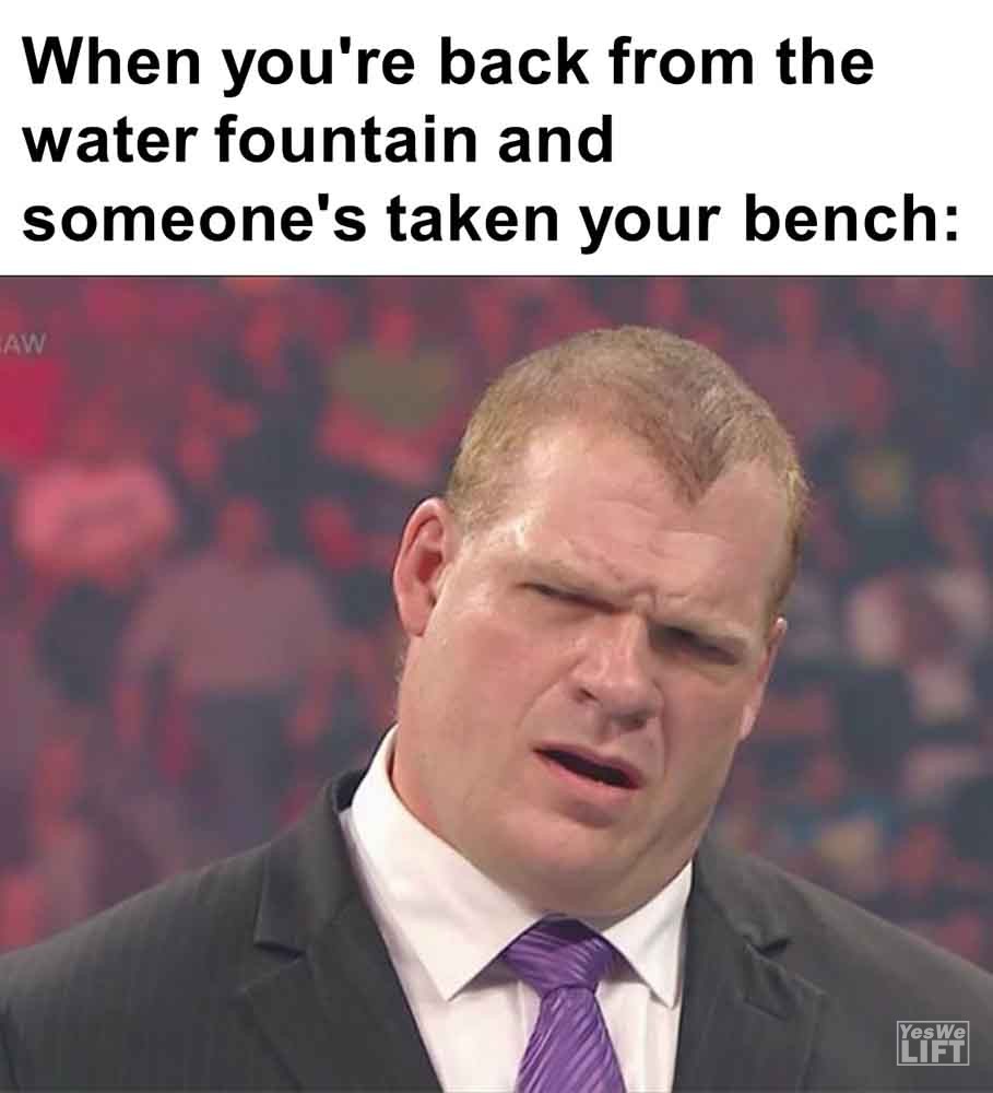 281 - When You're Back From The Water Fountain And Someone's Taken Your Bench
