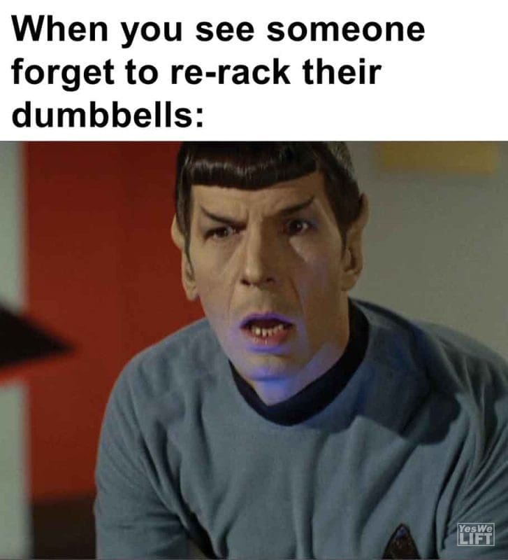 282 - When You See Someone Forget To Rerack Their Dumbbells