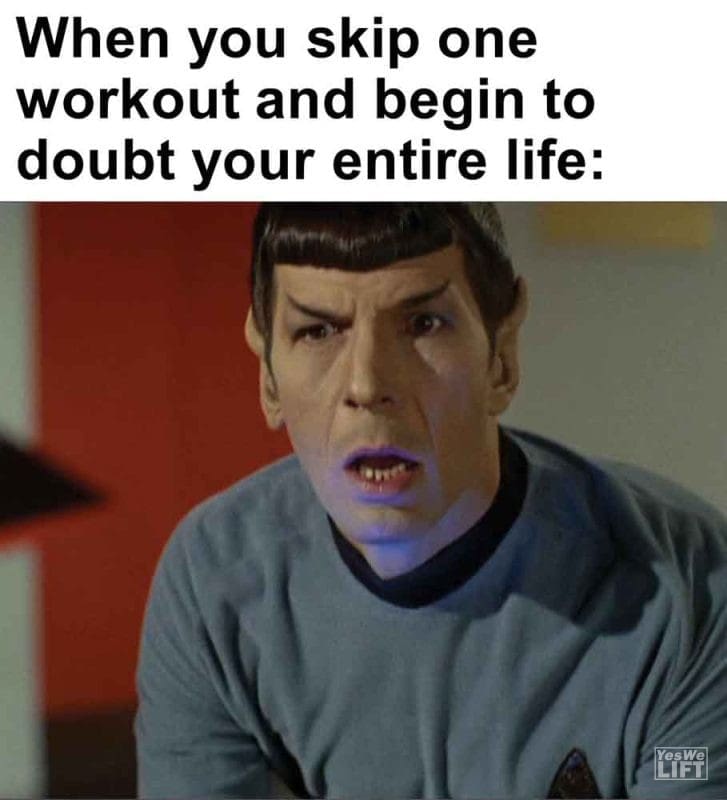 282 - When You Skip One Workout And Begin To Doubt Your Entire Life
