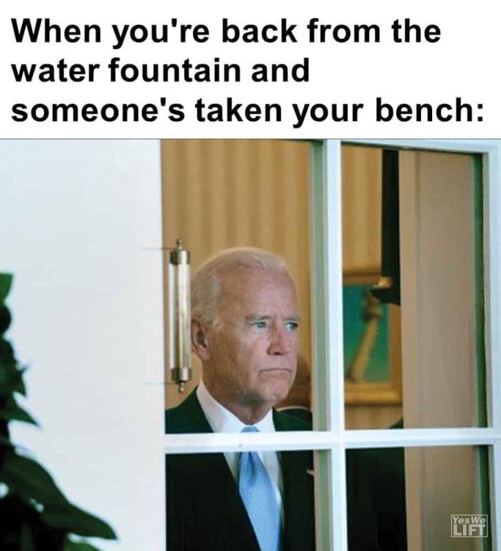 288 - When You're Back From The Water Fountain And Someone's Taken Your Bench