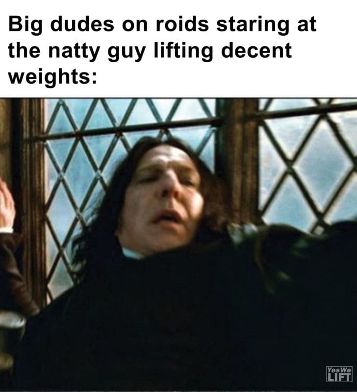 290 - Big Dudes On Roids Staring At The Natty Guy Lifting Decent Weights