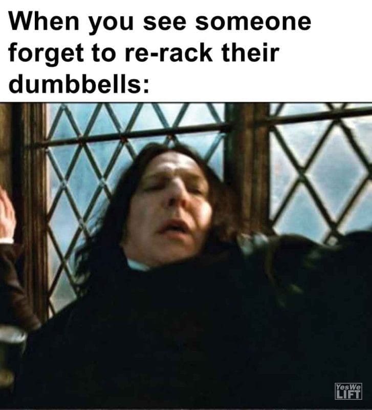 290 - When You See Someone Forget To Rerack Their Dumbbells