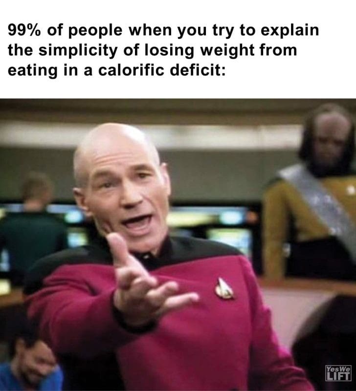 293 - 99 Of People When You Try To Explain The Simplicity Of Losing Weight From Eating In A Calorific Deficit