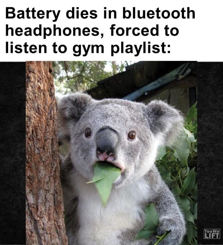294 - Battery Dies In Bluetooth Headphones, Forced To Listen To Gym Playlist