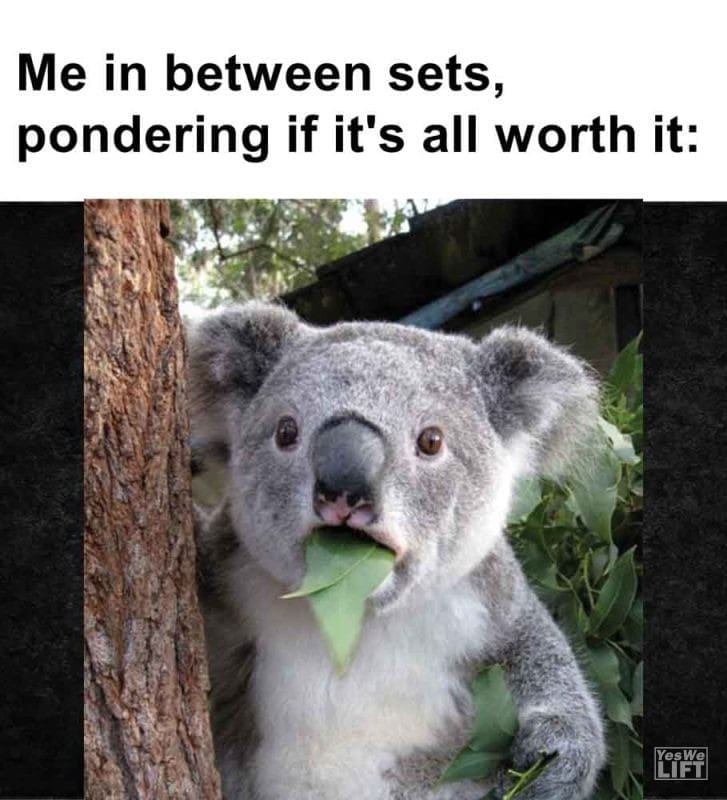 294 - Me In Between Sets, Pondering If It's All Worth It