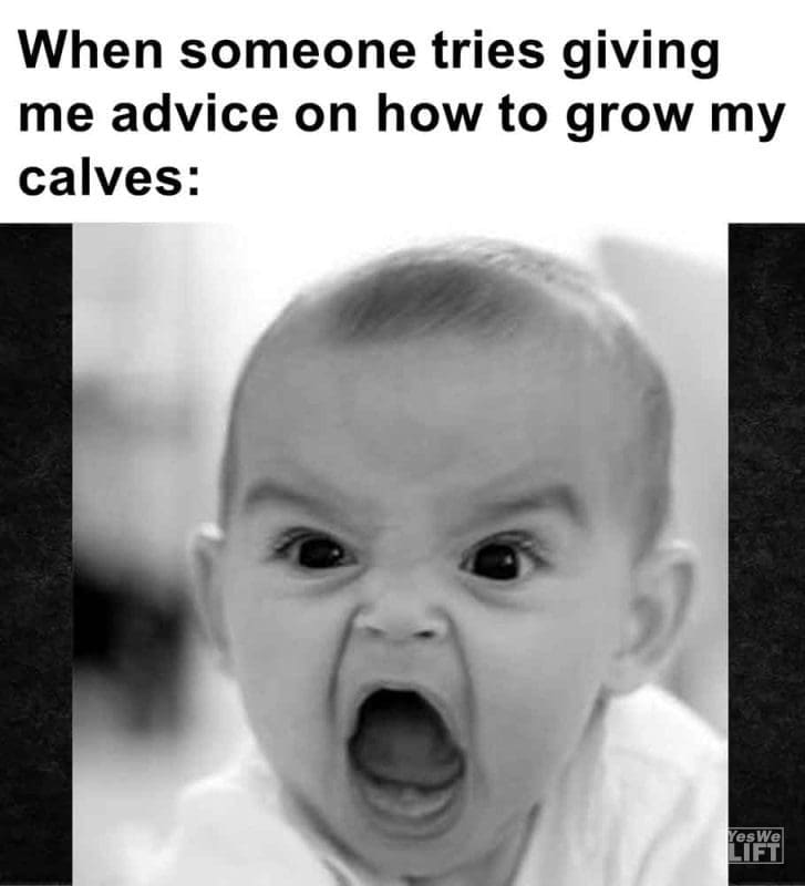 305 - When Someone Tries Giving Me Advice On How To Grow My Calves
