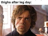 306   My Reaction When Someone Thinks It's Funny To Slap My Thighs After Leg Day