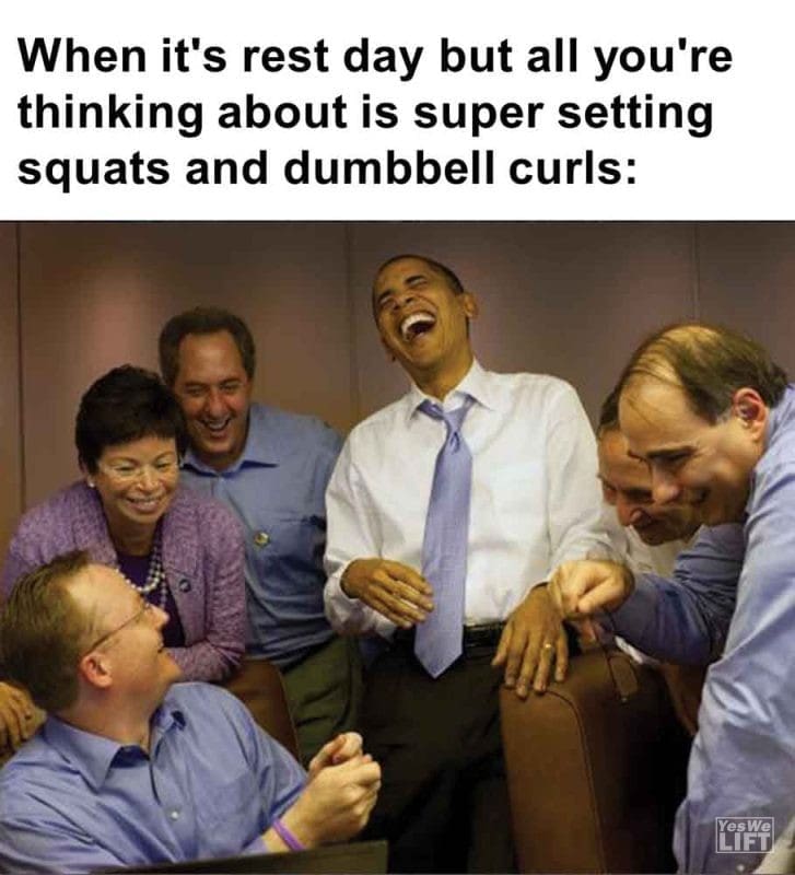 311 - When It's Rest Day But All You're Thinking About Is Super Setting Squats And Dumbbell Curls