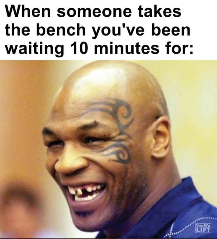 312 - When Someone Takes The Bench You've Been Waiting 10 Minutes For