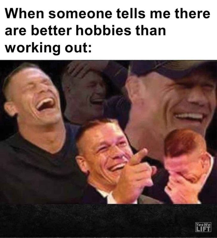 318 - When Someone Tells Me There Are Better Hobbies Than Working Out