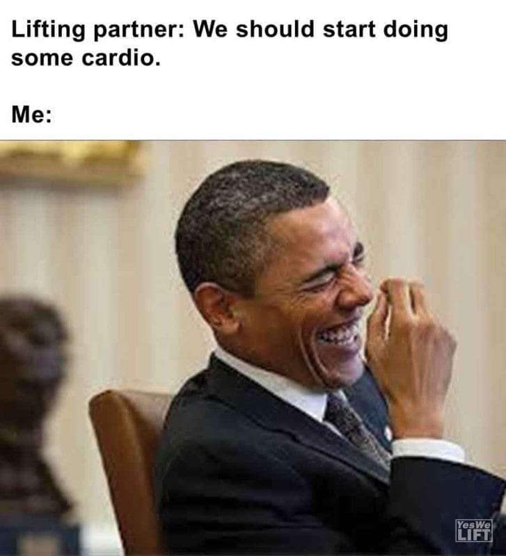 320 - Lifting Partner We Should Start Doing Some Cardio. Me