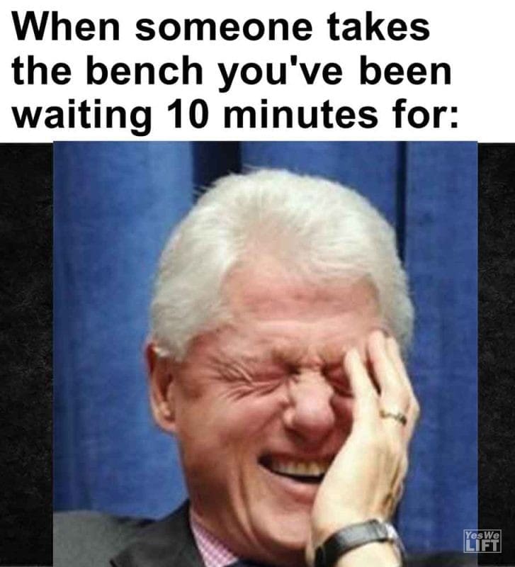 324 - When Someone Takes The Bench You've Been Waiting 10 Minutes For