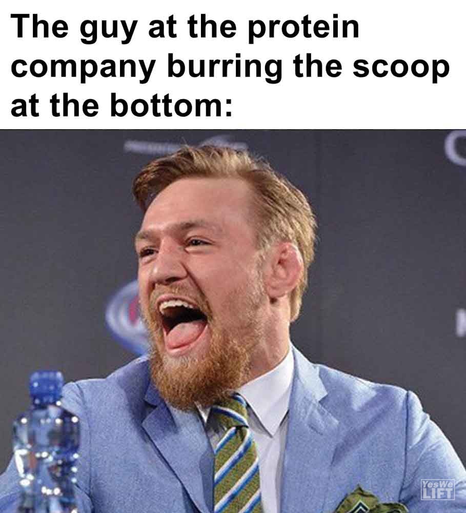 325   The Guy At The Protein Company Burring The Scoop At The Bottom