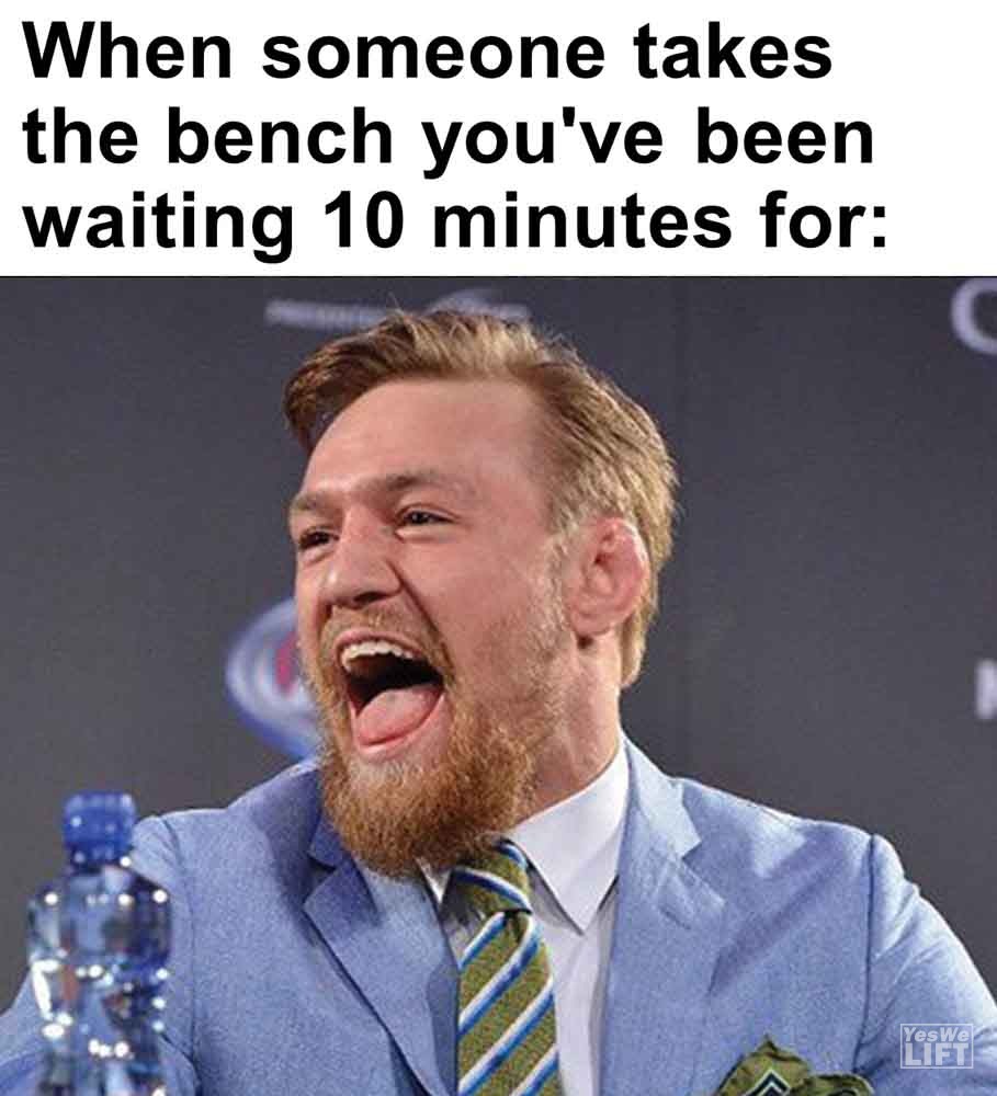 325   When Someone Takes The Bench You've Been Waiting 10 Minutes For