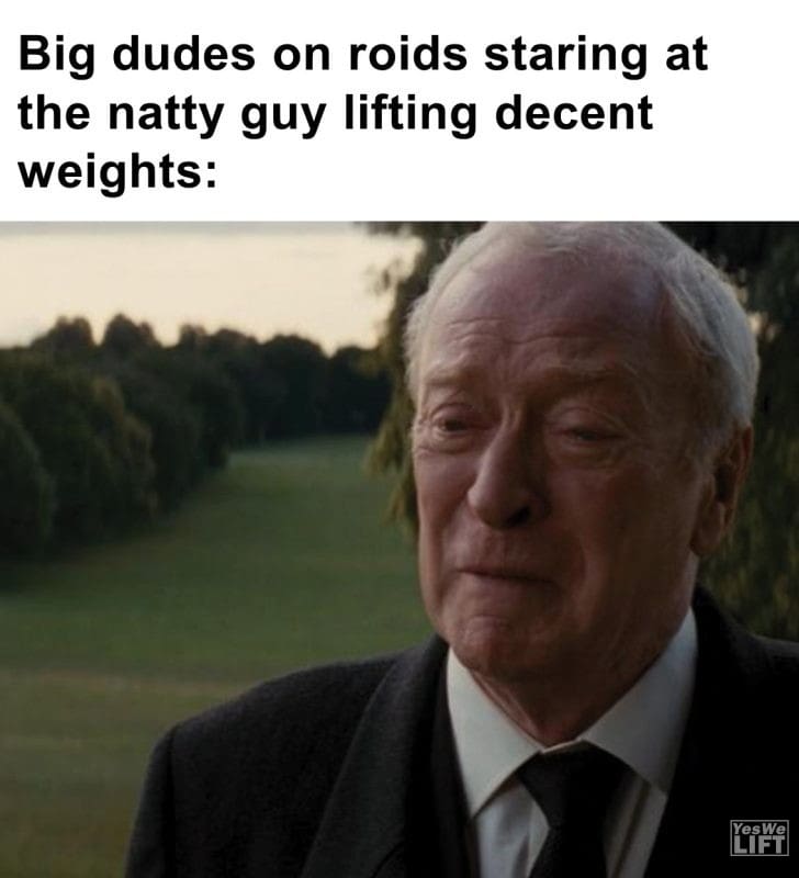 329 - Big Dudes On Roids Staring At The Natty Guy Lifting Decent Weights