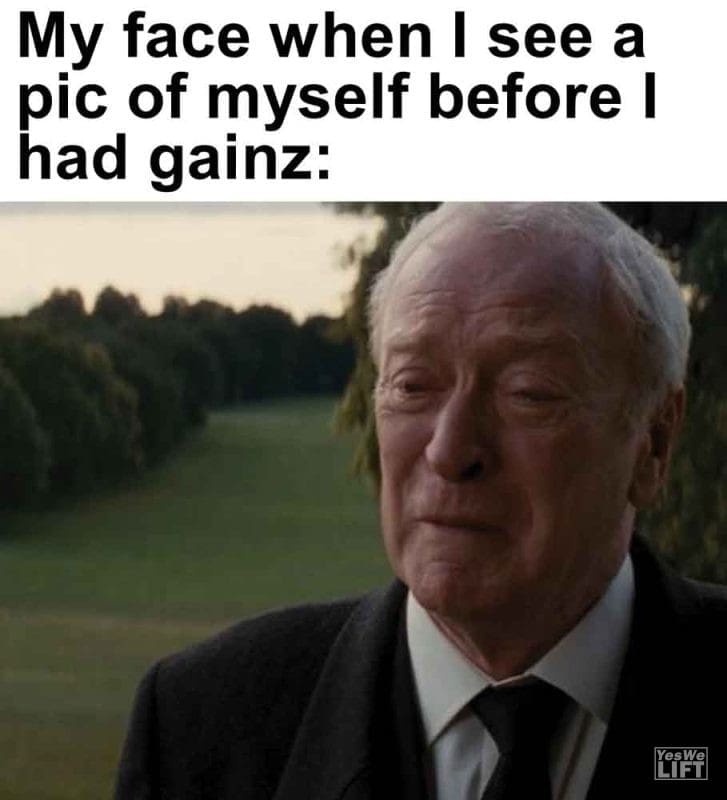 329 - My Face When I See A Pic Of Myself Before I Had Gainz