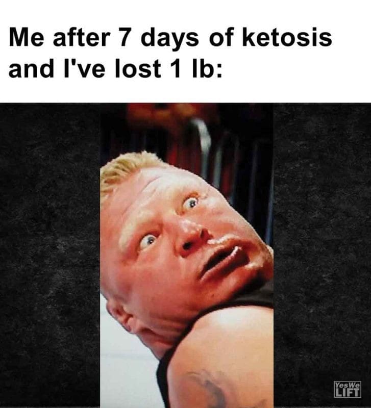 340 - Me After 7 Days Of Ketosis And I've Lost 1 Lb