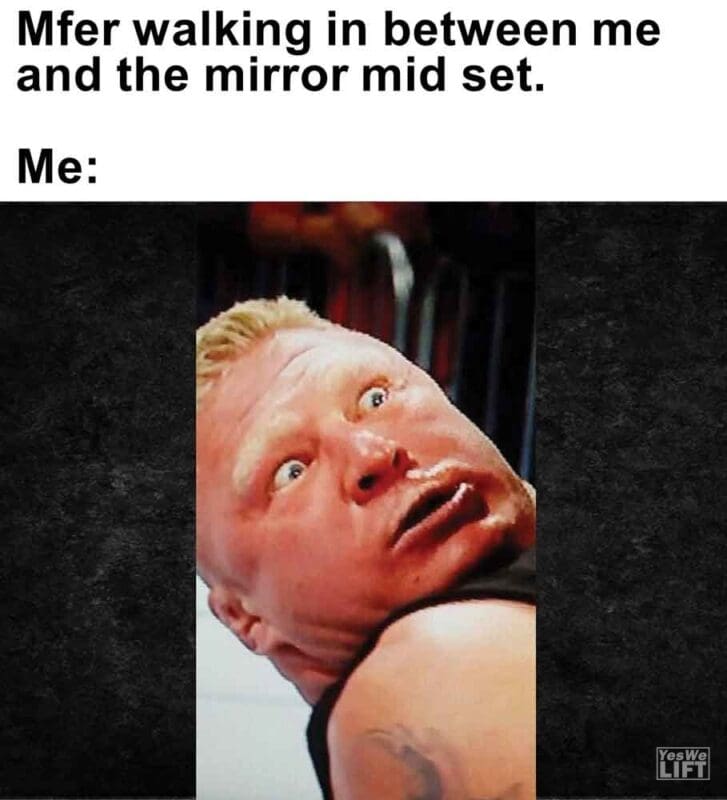 340   Mfer Walking In Between Me And The Mirror Mid Set. Me