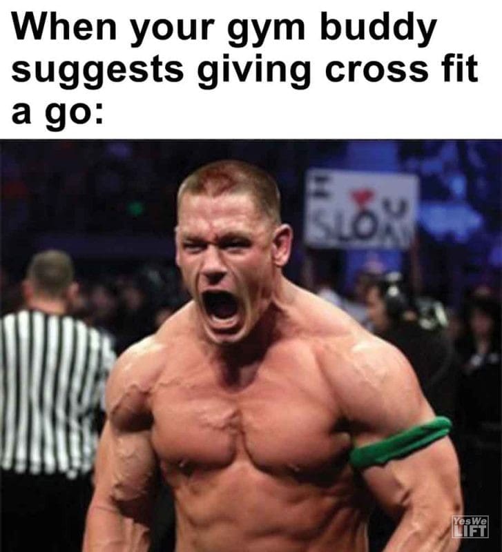 341 - When Your Gym Buddy Suggests Giving Cross Fit A Go