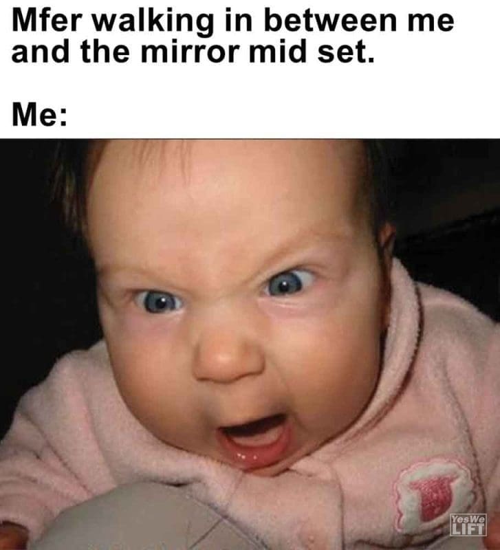 353 - Mfer Walking In Between Me And The Mirror Mid Set. Me