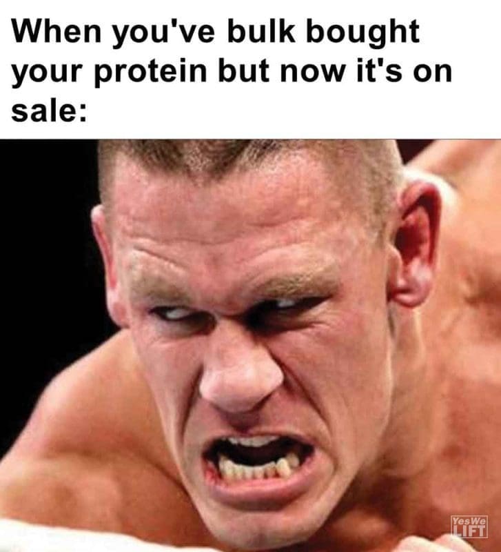 360 - When You've Bulk Bought Your Protein But Now It's On Sale