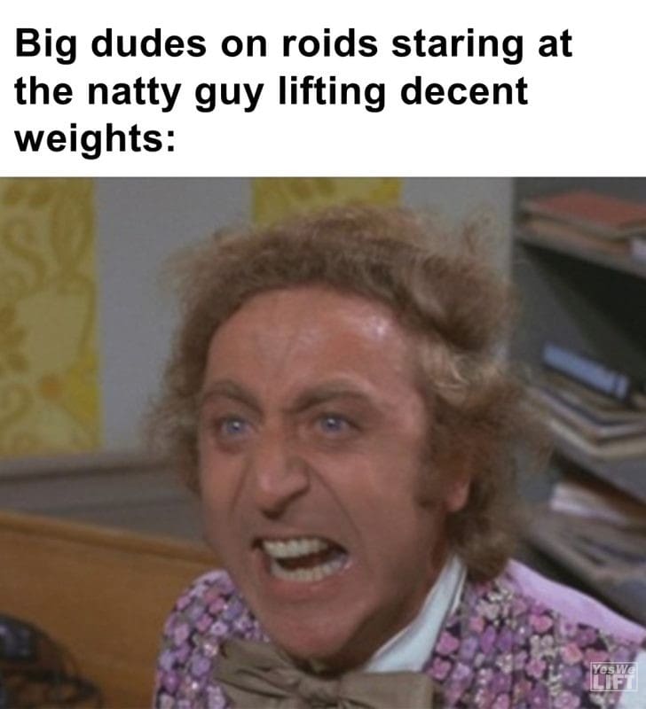 362 - Big Dudes On Roids Staring At The Natty Guy Lifting Decent Weights
