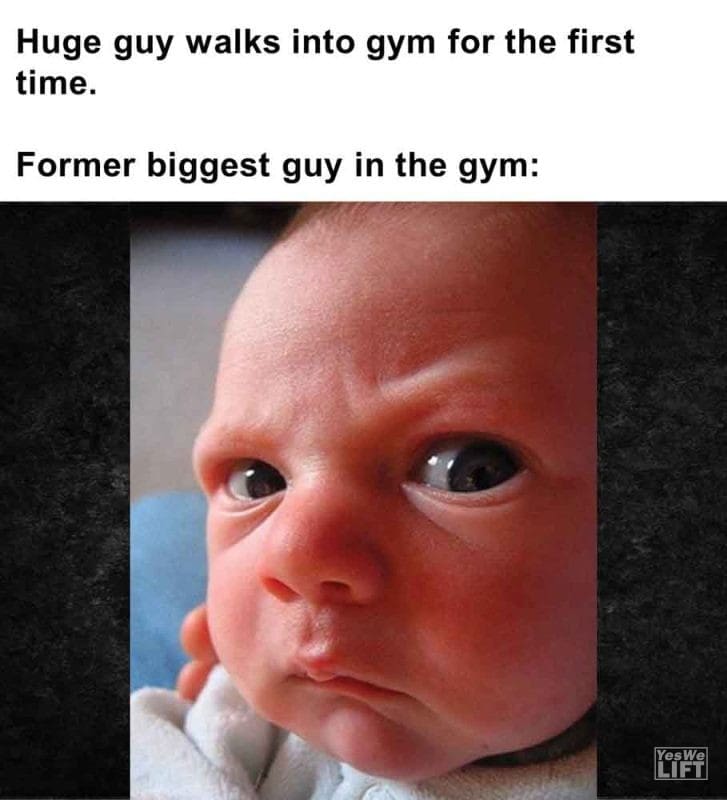 363 - Huge Guy Walks Into Gym For The First Time. Former Biggest Guy In The Gym
