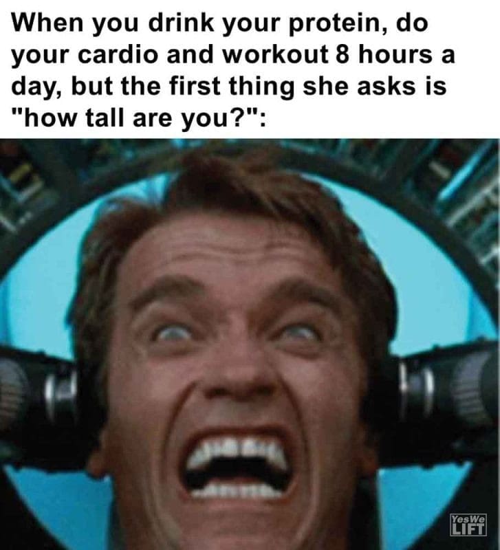 365 - When You Drink Your Protein, Do Your Cardio And Workout 8 Hours A Day, But The First Thing She Asks Is