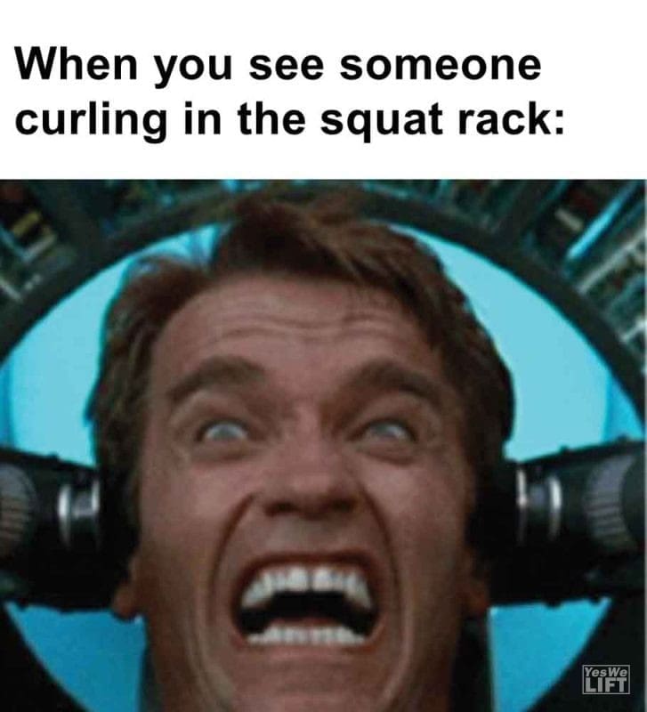 365 - When You See Someone Curling In The Squat Rack