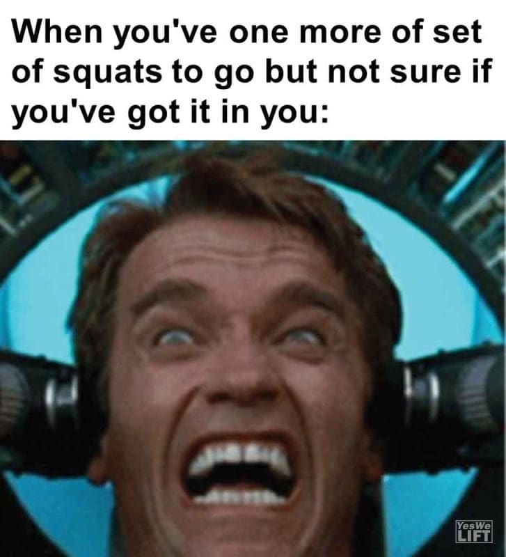 365 - When You've One More Of Set Of Squats To Go But Not Sure If You've Got It In You