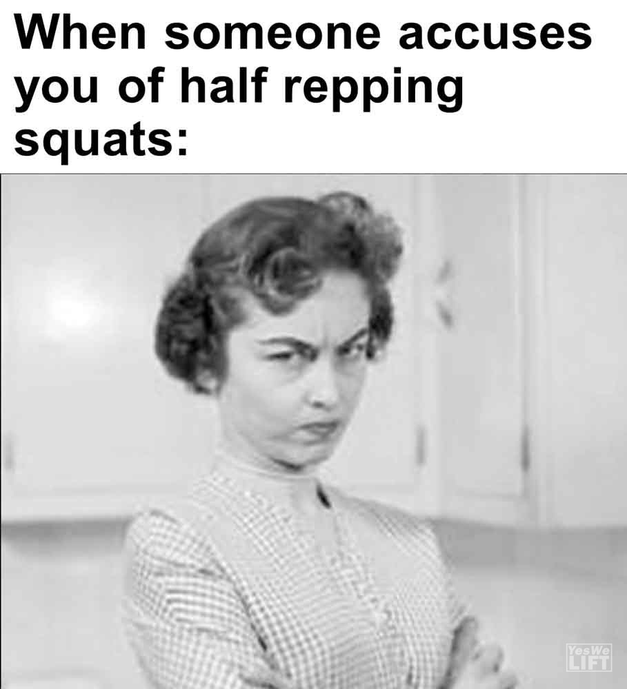 371 - When Someone Accuses You Of Half Repping Squats