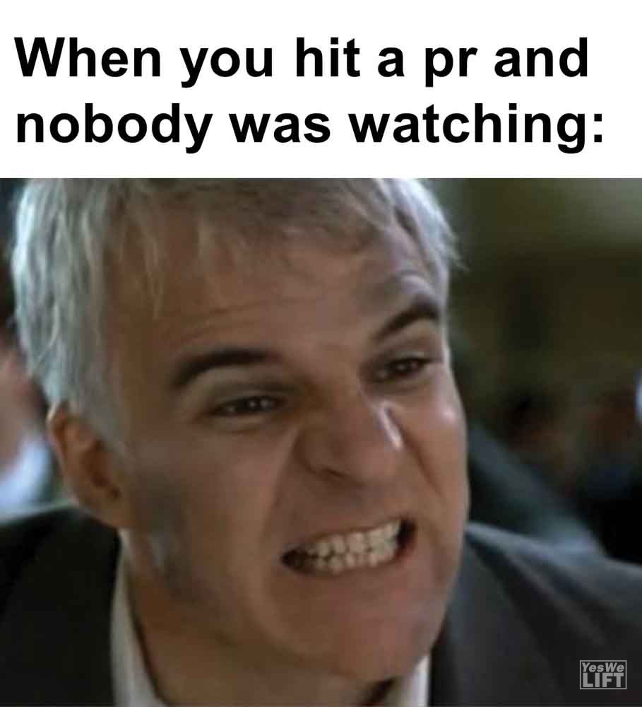 394   When You Hit A Pr And Nobody Was Watching