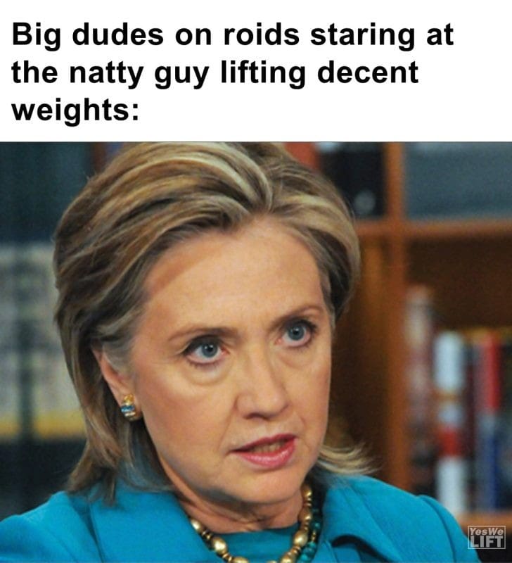 395 - Big Dudes On Roids Staring At The Natty Guy Lifting Decent Weights