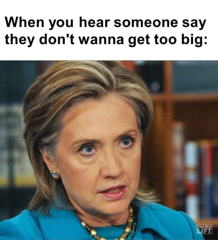 395 - When You Hear Someone Say They Don't Wanna Get Too Big