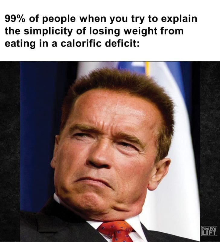 401 - 99 Of People When You Try To Explain The Simplicity Of Losing Weight From Eating In A Calorific Deficit