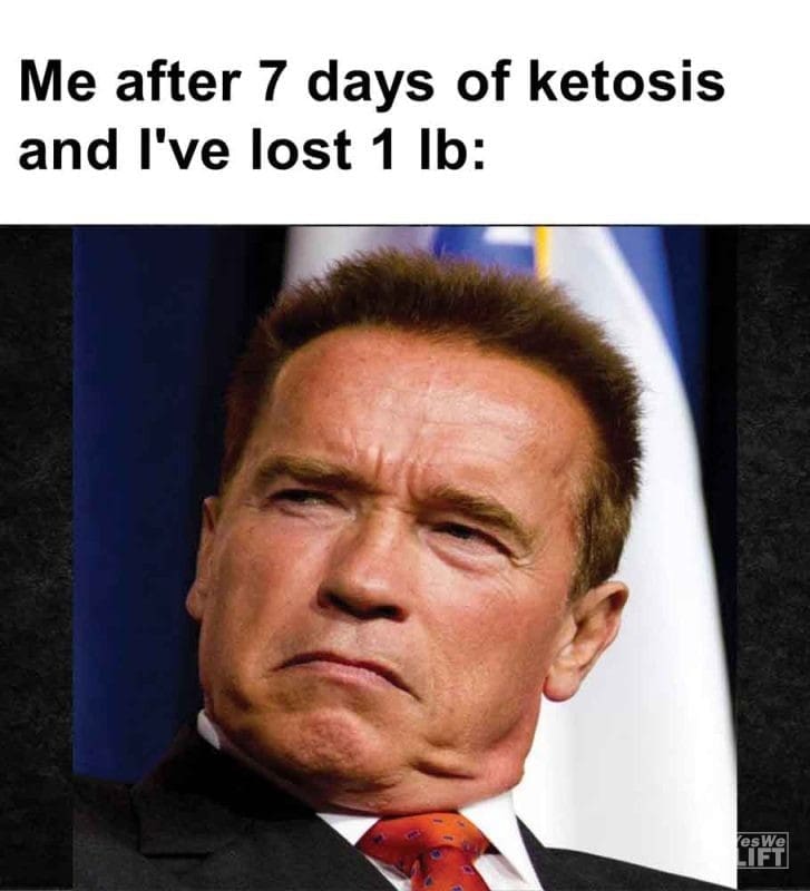 401 - Me After 7 Days Of Ketosis And I've Lost 1 Lb