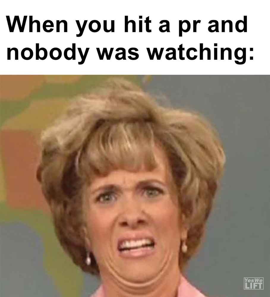 404 - When You Hit A Pr And Nobody Was Watching