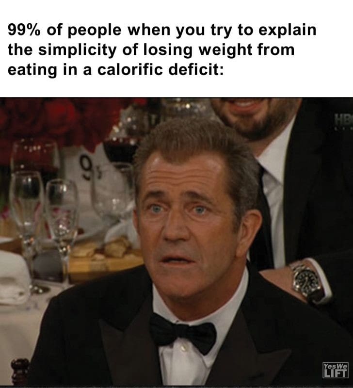 408 - 99 Of People When You Try To Explain The Simplicity Of Losing Weight From Eating In A Calorific Deficit