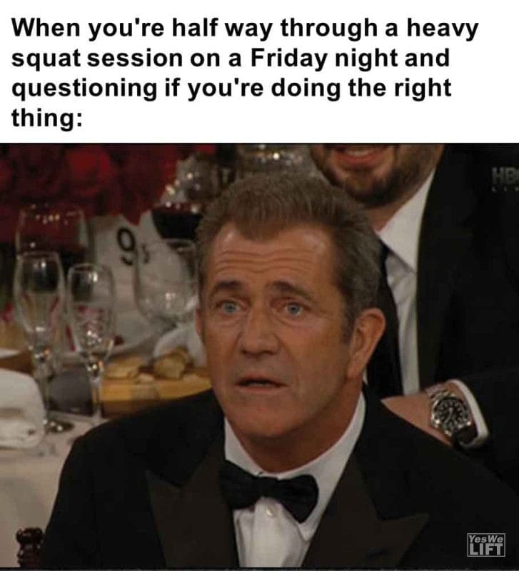 408 - When You're Half Way Through A Heavy Squat Session On A Friday Night And Questioning If You're Doing The Rig