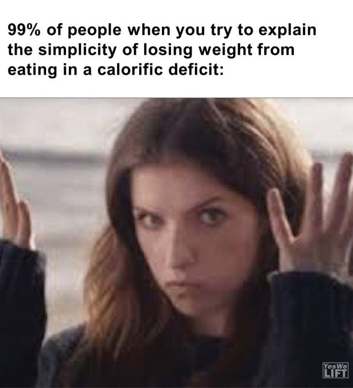 417 - 99 Of People When You Try To Explain The Simplicity Of Losing Weight From Eating In A Calorific Deficit