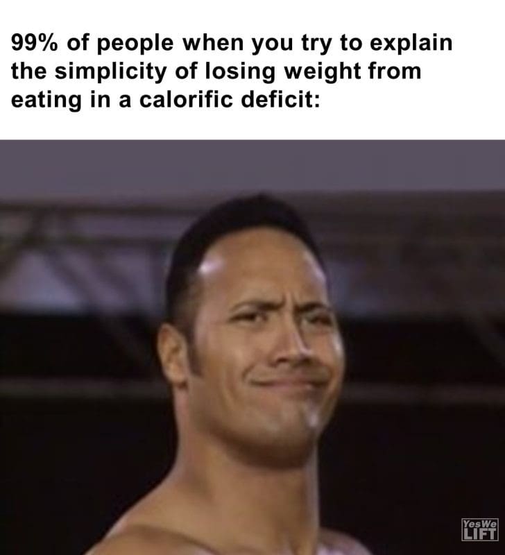 418 - 99 Of People When You Try To Explain The Simplicity Of Losing Weight From Eating In A Calorific Deficit