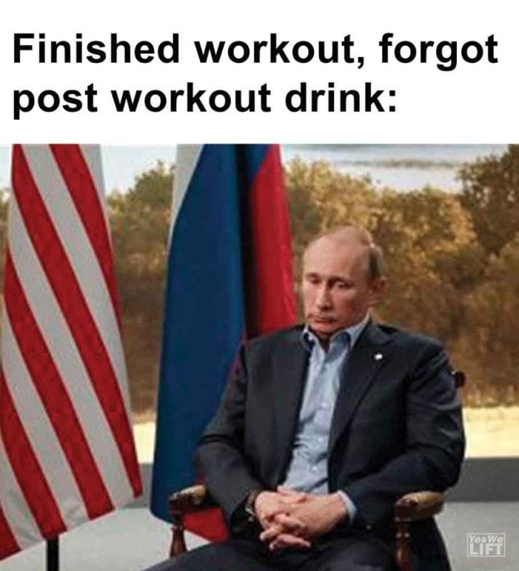 423 - Finished Workout, Forgot Post Workout Drink
