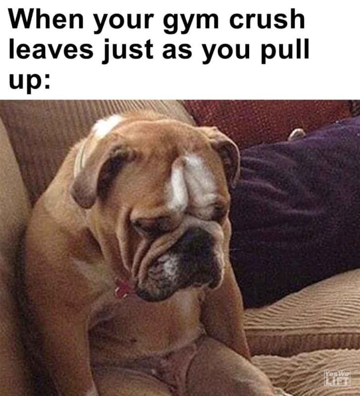 425 - When Your Gym Crush Leaves Just As You Pull Up
