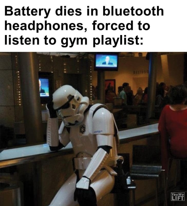 428 - Battery Dies In Bluetooth Headphones, Forced To Listen To Gym Playlist