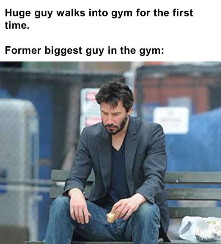 430 - Huge Guy Walks Into Gym For The First Time. Former Biggest Guy In The Gym