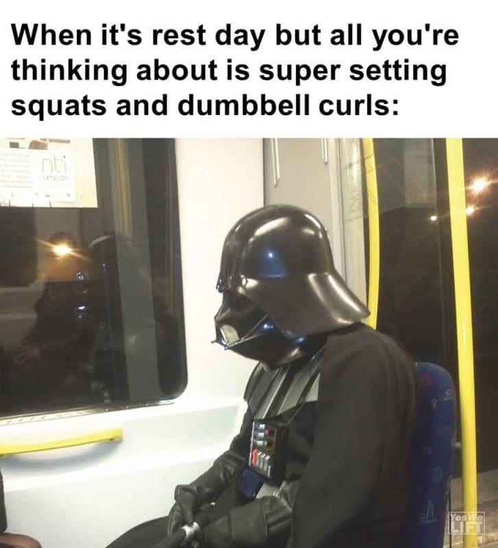432 - When It's Rest Day But All You're Thinking About Is Super Setting Squats And Dumbbell Curls